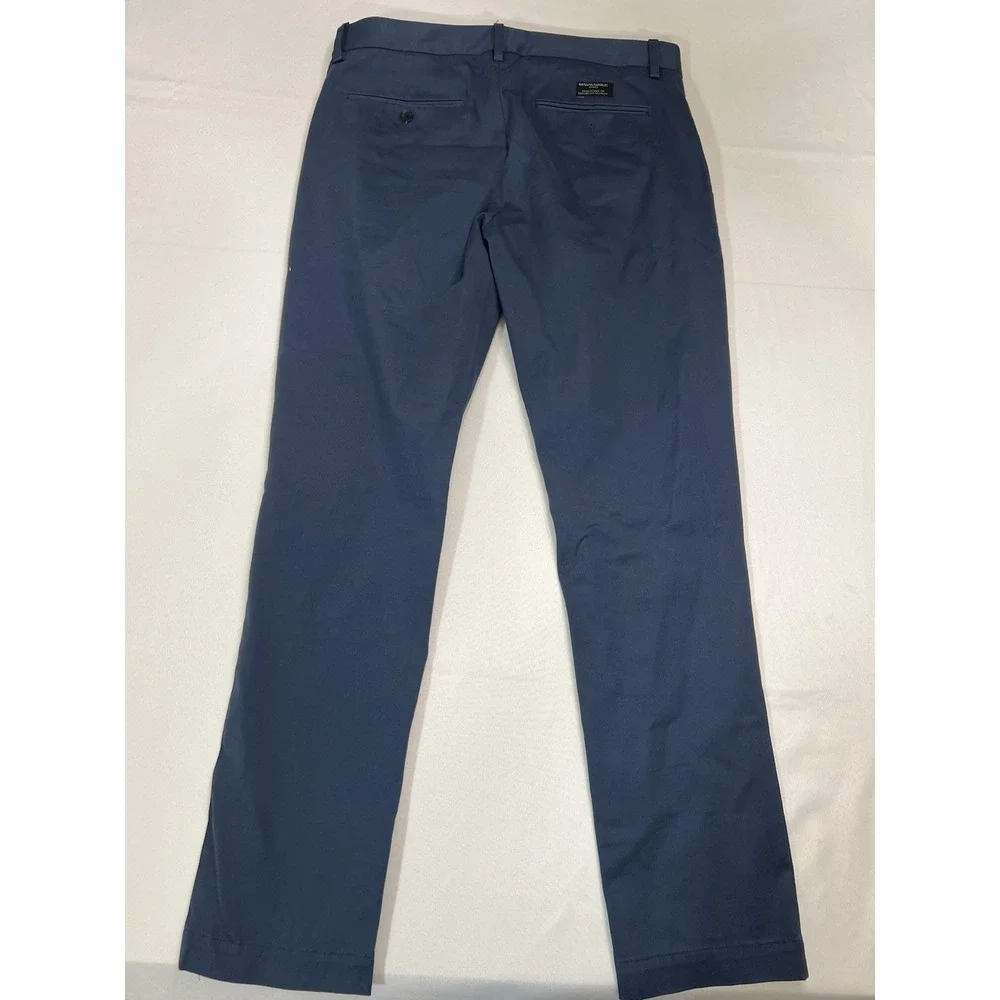Banana Republic Fulton Pants 32 X 32 Skinny Chino Blue Work Career Capsule